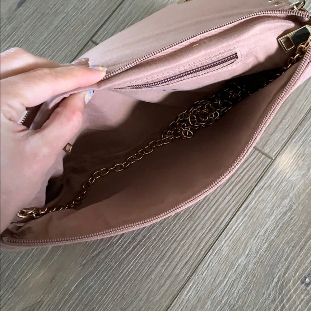 SUADE ROSE PURSE - Picture 3 of 7